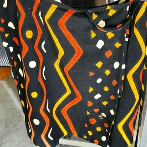 Vintage Mini Tribal print Wrap Skirt